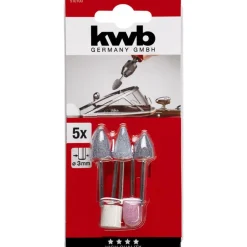Outlet kwb Keramische Miniatur-Schleifstifte Satz 5 teilig
