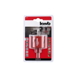 New kwb Löchsäge mit Schaft und Bohrer Durchmesser 56 mm