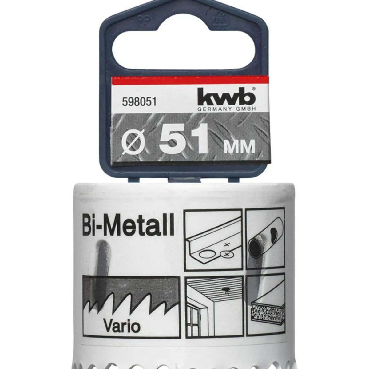 New kwb Lochsäge Durchmesser 51 mm