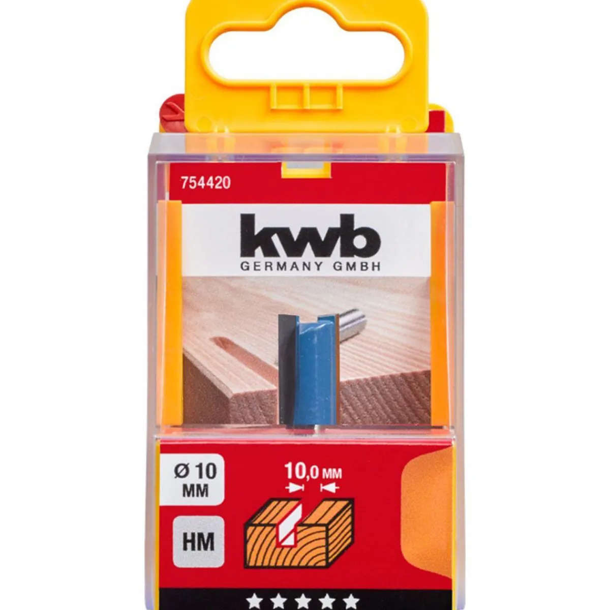 Clearance kwb Nutfräser Durchmesser 10 mm