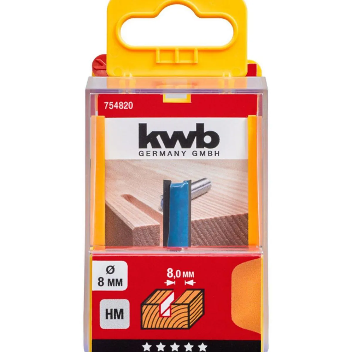 Discount kwb Nutfräser Durchmesser 8 mm