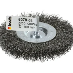 Outlet kwb Scheibenbürsten für Einsatz mit Bohrmaschinen und Akkuschraubern HSS doppeldick grob Durchmesser 100 mm