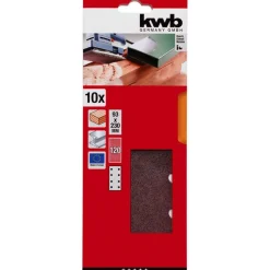 Online kwb Schleifstreifen Holz und Metall 93 x 230 mm K120