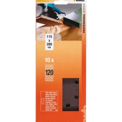 Discount kwb Schleifstreifen Holz und Metall 115 x 280 mm K120