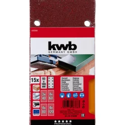Online kwb Schleifstreifen Quick-Stick Holz und Metall 93 x 185 mm