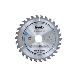 Clearance kwb Spanplatten-Kreissägeblätter für Handkreissägen Durchmesser 190x30 mm