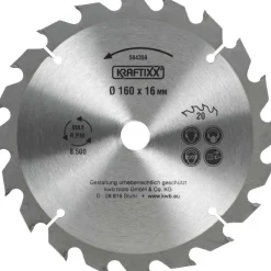 New kwb Spanplattensägeblatt für Handkreissäge Durchmesser 160x16 mm