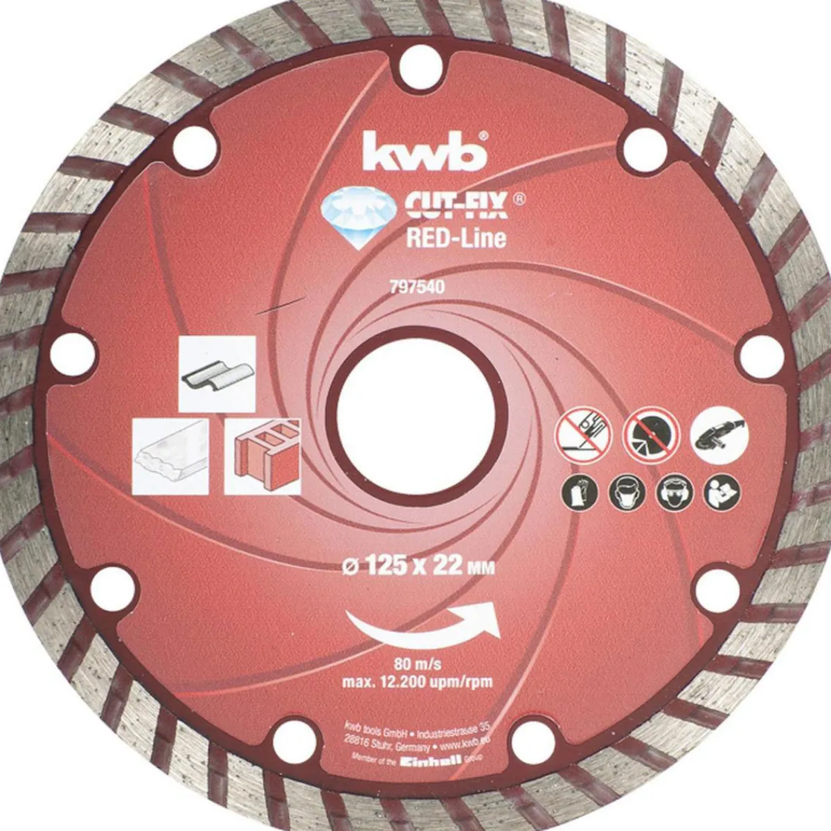 Online kwb Trennscheiben Cut-Fix Red-Line Diamant Durchmesser mm