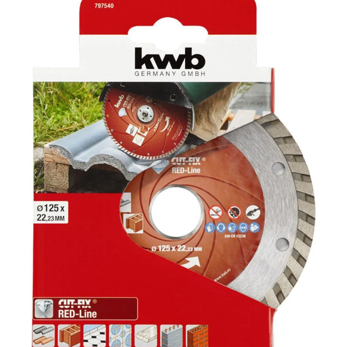 Online kwb Trennscheiben Cut-Fix Red-Line Diamant Durchmesser mm