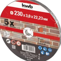 Sale kwb Trennscheiben Steinbearbeitung Durchmesser 230 mm 5 Stück