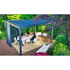 Best Lamellenwand 300-Serie anthrazit 0,9 x 2,4 m