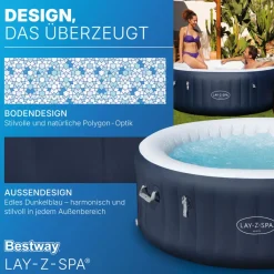 Online Bestway Lay-Z-Spa Whirlpool Miami AirJet4 Personen Dm. 180x66 cm, Dunkelblau