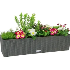 Discount LECHUZA Blumenkasten Balconera Cottage 50 granit