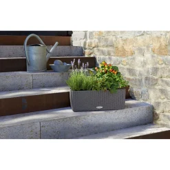 Discount LECHUZA Blumenkasten Balconera Cottage 50 granit