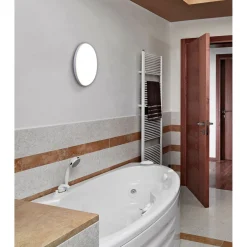 Outlet näve LED Deckenleuchte Garda D 28 cmH 5,5 cm, weiss satiniert