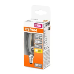 Discount Osram LED Kerze E14 250lm 2.700K 25 WErsatz warmweiss Filament klar