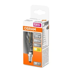 Online Osram LED Kerze gedreht E14 250lm 2.700K 25 WErsatz warmweiss Filament klar