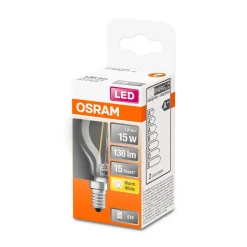 Online Osram LED Tropfen E14 136lm 2.700K 15 WErsatz warmweiss Filament klar