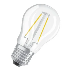 Osram LED Tropfen E27 470lm 2.700K 40 WErsatz warmweiss Filament klar