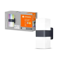 Hot Ledvance SMART+ Außenwandleuchte Cube Up Down 8 x 20,5 x 11 cm grau