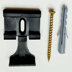 Online Leisten-Clips schwarz 3,3 x 3,4 x 0,8 cm 30 Stk.