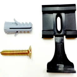 Online Leisten-Clips schwarz 3,3 x 3,4 x 0,8 cm 30 Stk.