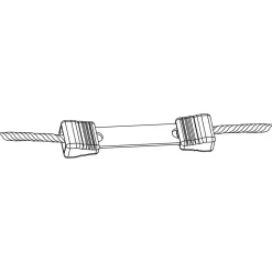 Clearance Litzenverbinder Durchmesser 3 mm 10 Stück