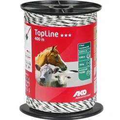 Hot Litze TopLine 400 m schwarz-weiß 400 Stück