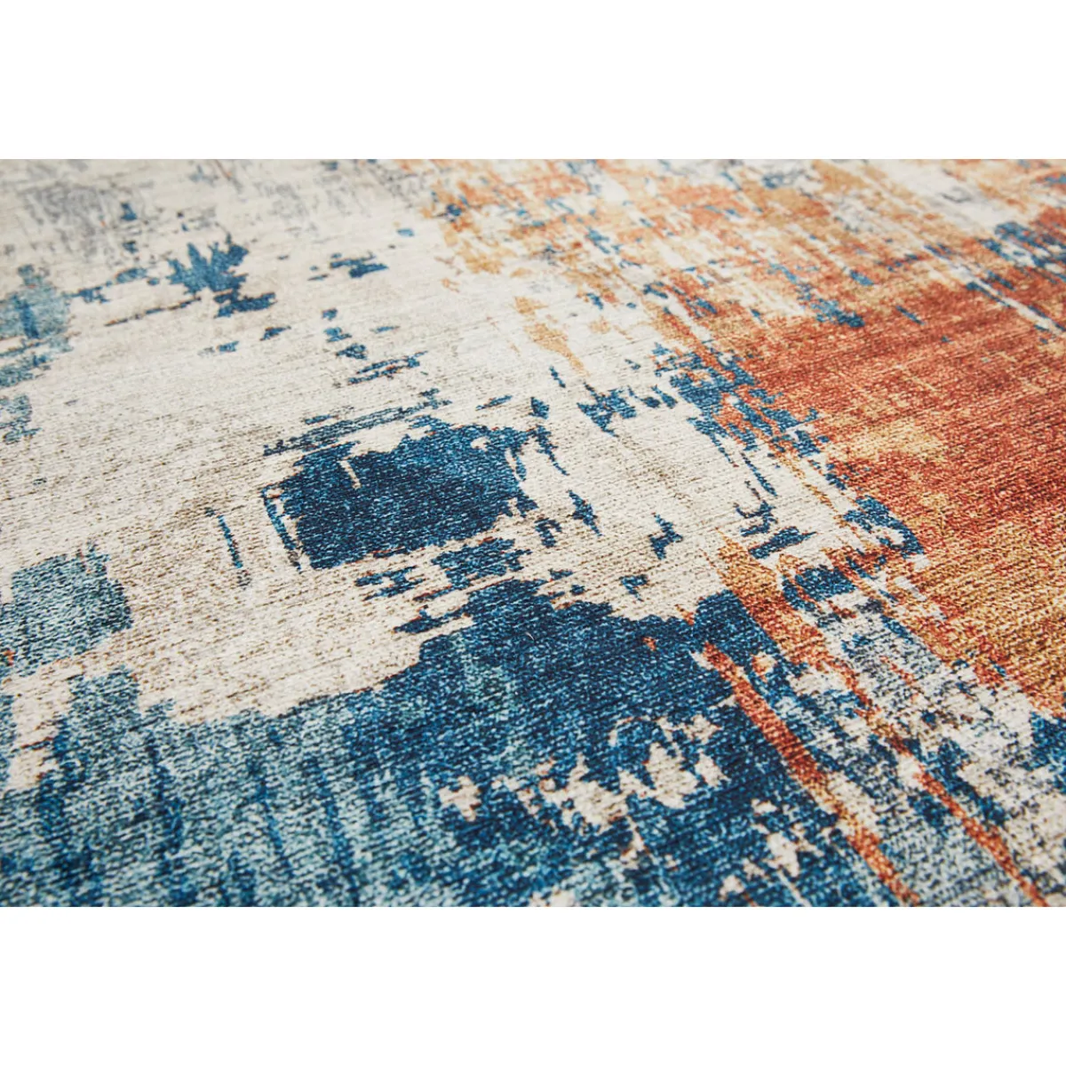 Hot Luxor living Teppich Polino 120x170 cm blau-koralle