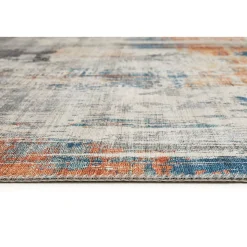 Hot Luxor living Teppich Polino 120x170 cm blau-koralle