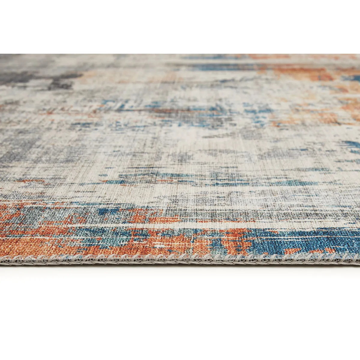 Hot Luxor living Teppich Polino 120x170 cm blau-koralle