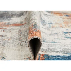 Hot Luxor living Teppich Polino 120x170 cm blau-koralle