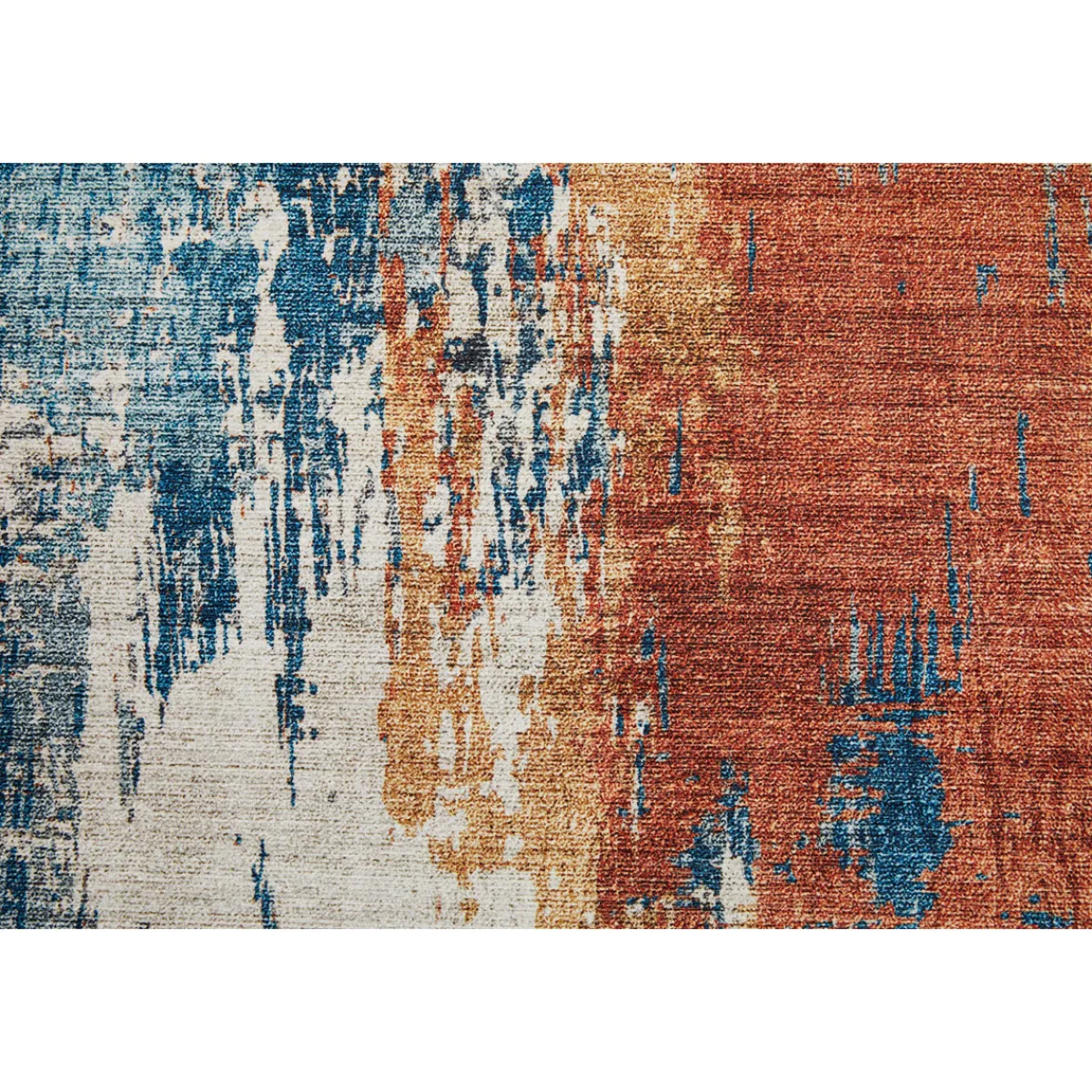 Hot Luxor living Teppich Polino 120x170 cm blau-koralle