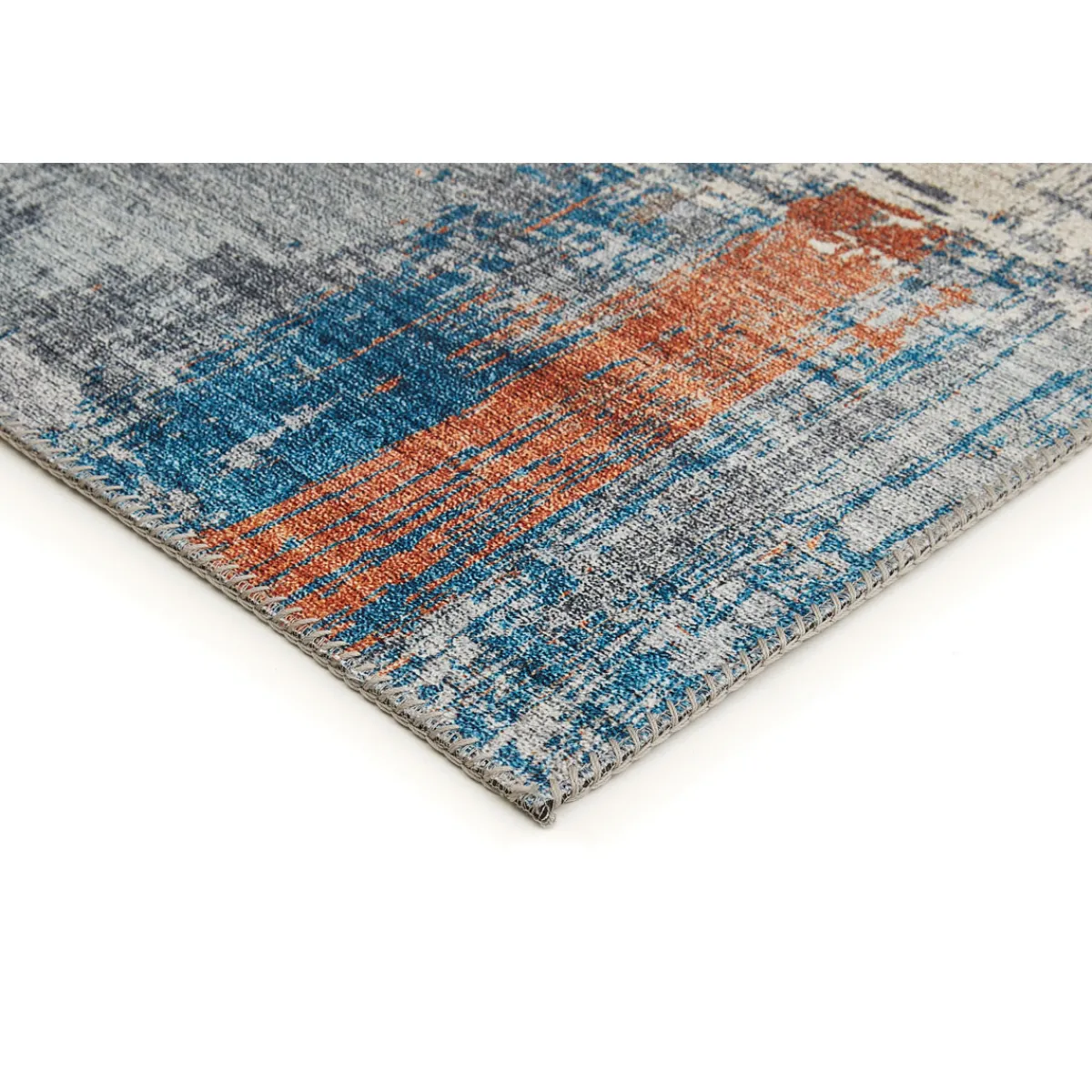 Hot Luxor living Teppich Polino 120x170 cm blau-koralle