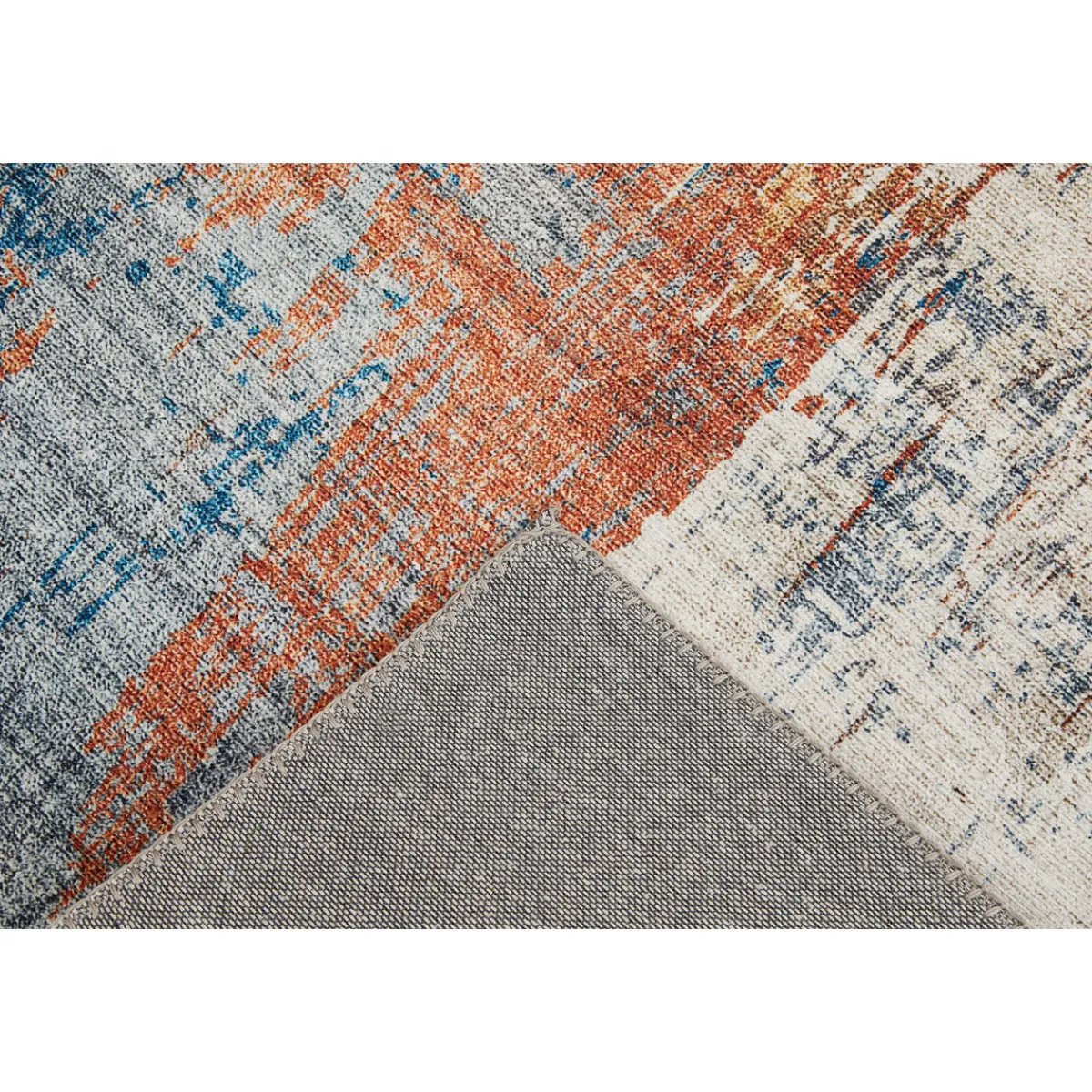 Hot Luxor living Teppich Polino 120x170 cm blau-koralle