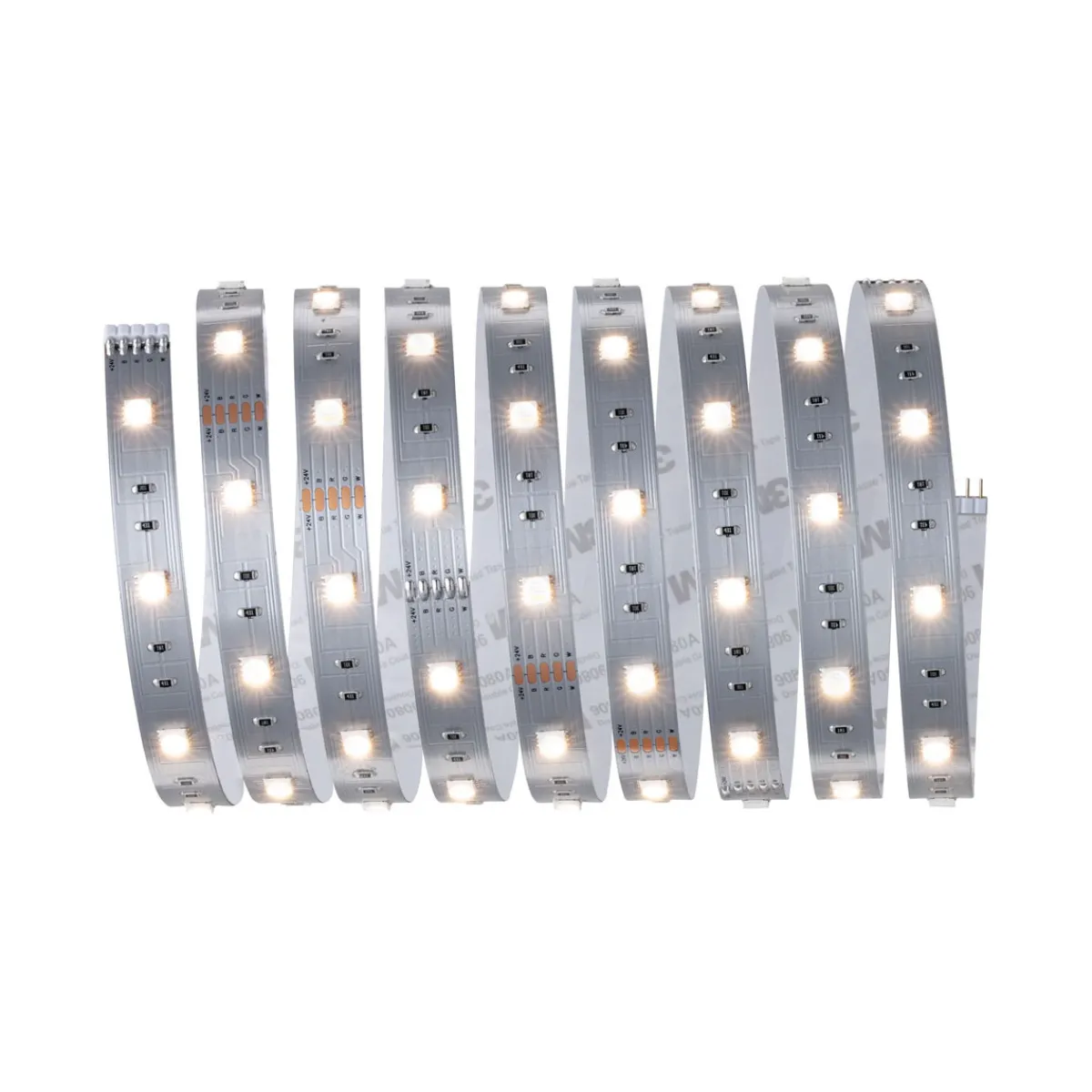 Clearance Paulmann MaxLED 250 Stripe 2,5m RGBW IP20 3000K17W 24V Silber