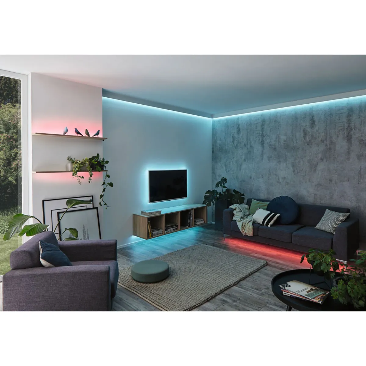 Clearance Paulmann MaxLED 250 Stripe 2,5m RGBW IP20 3000K17W 24V Silber