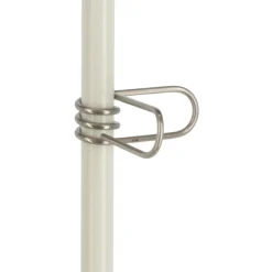 Outlet Metallclip für Fiberglas-Pfahl 10 mm 30 Stück