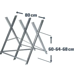 Outlet Einhell Metall-Sägebock verzinkt, klappbar