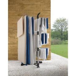 Hot Metaltex Turm-Wäschetrockner Ciclone Vario 78 x 137 x 68 cm silber