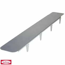 Outlet Mähroboter Rasenkante Metall verzinkt 80 x 12 x 6,5 cm 2er Set