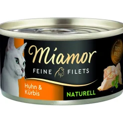 Hot Miamor Dose Feine Filet Naturelle HuhnKürbis 80g