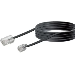 New Schwaiger Modem-Anlschlussleitung 3m sw
