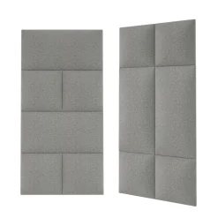Discount Mollis Polsterpaneele grau 30 x 30 cm
