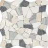 Discount Mosaikfliese Bruch black-beige 29 x 29 cm