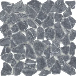 Online Mosaikfliese Max 915 Nero Marquina 30 x 30 cm