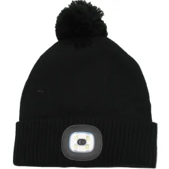 Online Steuber Mütze mit Bommel und LED Lampe