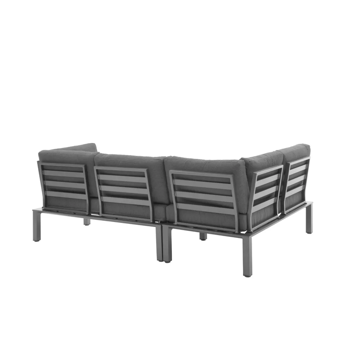 New MWH Lounge-Set Widoo, 3-teilig,Aluminium eisengrau