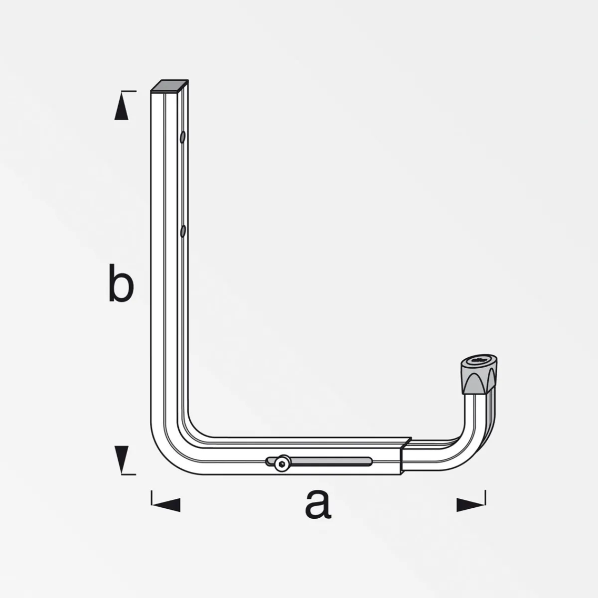 Outlet MyTool Blumenkastenhalter blank