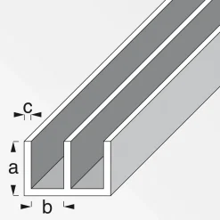 Outlet MyTool Führungsschienenprofil 6 x 15,9 x 6 cm 1m unten